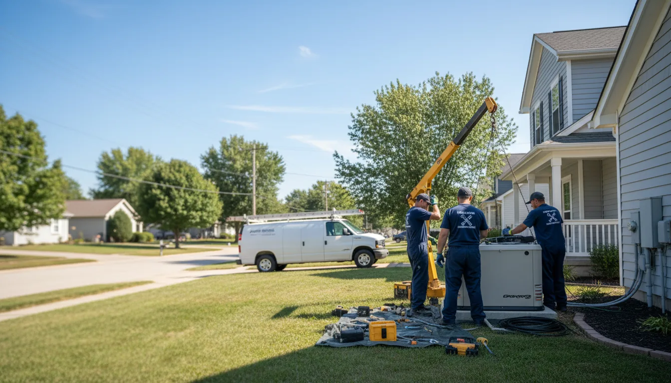 Generator Installation in Aubrey, AR near me